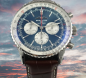 Mobile Preview: Breitling Navitimer B01 Chronograph 46 Blue AB0137211C1P1