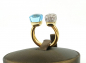 Mobile Preview: Pomellato Nudo Ring Rosegold Sky Blue Topas & Brillanten PAC4020-O6WHR-DB0YY