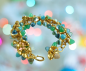 Mobile Preview: Tamara Comolli MIKADO Flamenco "Lagoon" Armband  B-MFL-Lag-p-yg
