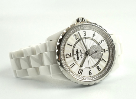 Chanel J12Keramik Brillanten Automatik H3841