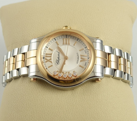 Chopard Happy Sport 30mm Stahl/Rosegold 278573-6002