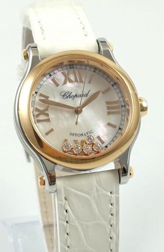 Preview: Chopard Happy Sport Stahl/Rosegold Automatik 278573-6018