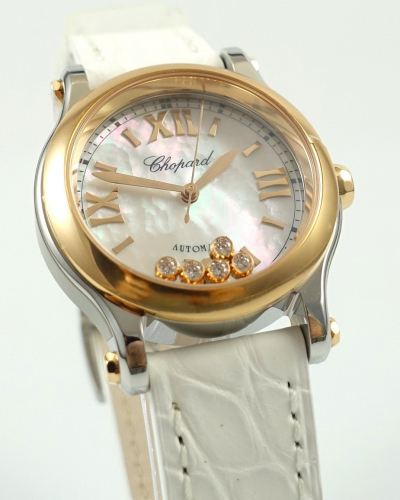 Preview: Chopard Happy Sport Stahl/Rosegold Automatik 278573-6018