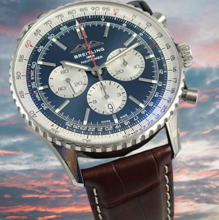 Breitling Navitimer B01 Chronograph 46 Blue AB0137211C1P1