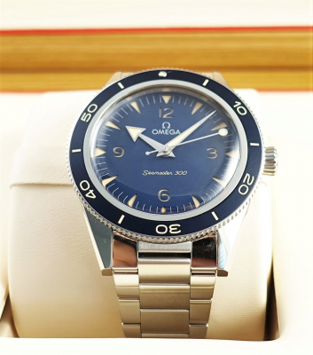 Omega Seamaster 300 Co-Axial Master Chronometer 41 MM Blue