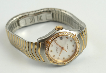 Preview: Ebel Classic Lady Automatik Stahl-Gold 27mm