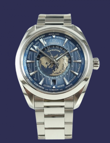 Omega Seamaster Aqua Terra Worldtimer Summer Blue 220.10.43.22.03.002