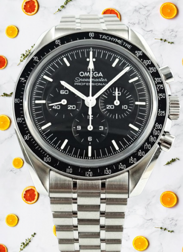 Omega Speedmaster Moonwatch Chronograph 42 mm Saphirglas