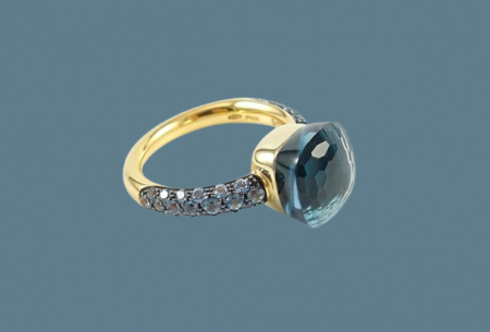 Pomellato Nudo Deep Blue PAB9040-O6000-TTBTL London Blue