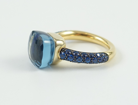 Preview: Pomellato Nudo Deep Blue PAB9040-O6000-TTK London Blue