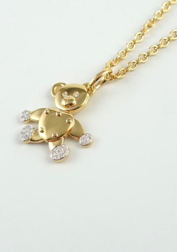 Preview: Pomellato Orsetto mit Kette PMB902207000DB000