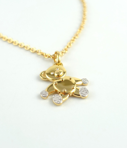 Preview: Pomellato Orsetto mit Kette PMB902207000DB000