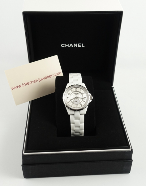 Chanel J12Keramik Brillanten Automatik H3841