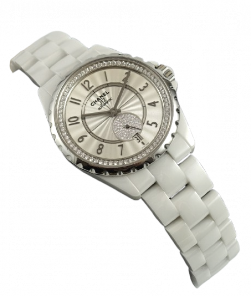 Chanel J12Keramik Brillanten Automatik H3841