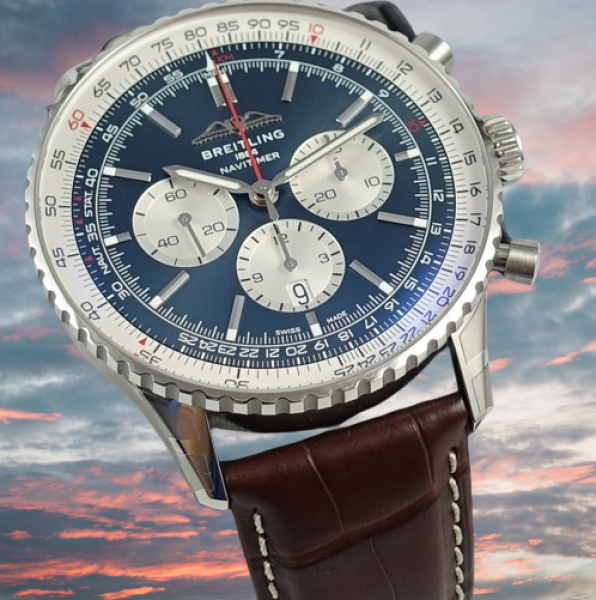Breitling Navitimer B01 Chronograph 46 Blue AB0137211C1P1