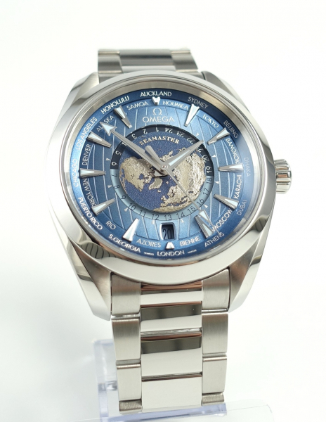 Omega Seamaster Aqua Terra Worldtimer Summer Blue 220.10.43.22.03.002