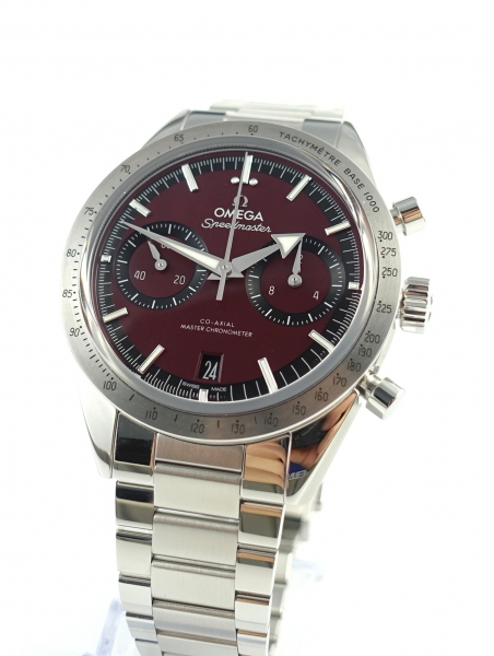 Omega Speedmaster 57 Broad-Arrow Burgunderrot 332.10.41.51.11.001