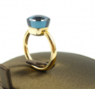 Preview: Pomellato Nudo Classic Ring  London Blue Topas PAA1100O6000000TL