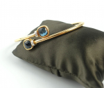 Preview: Pomellato Nudo Mini Armreif Rosegold London Blue PBC5020-O6WHR-DB0TL